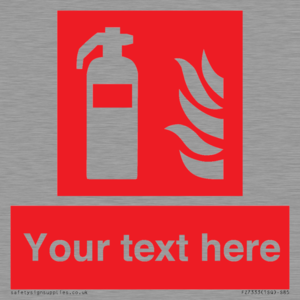 Custom Fire extinguisher Sign